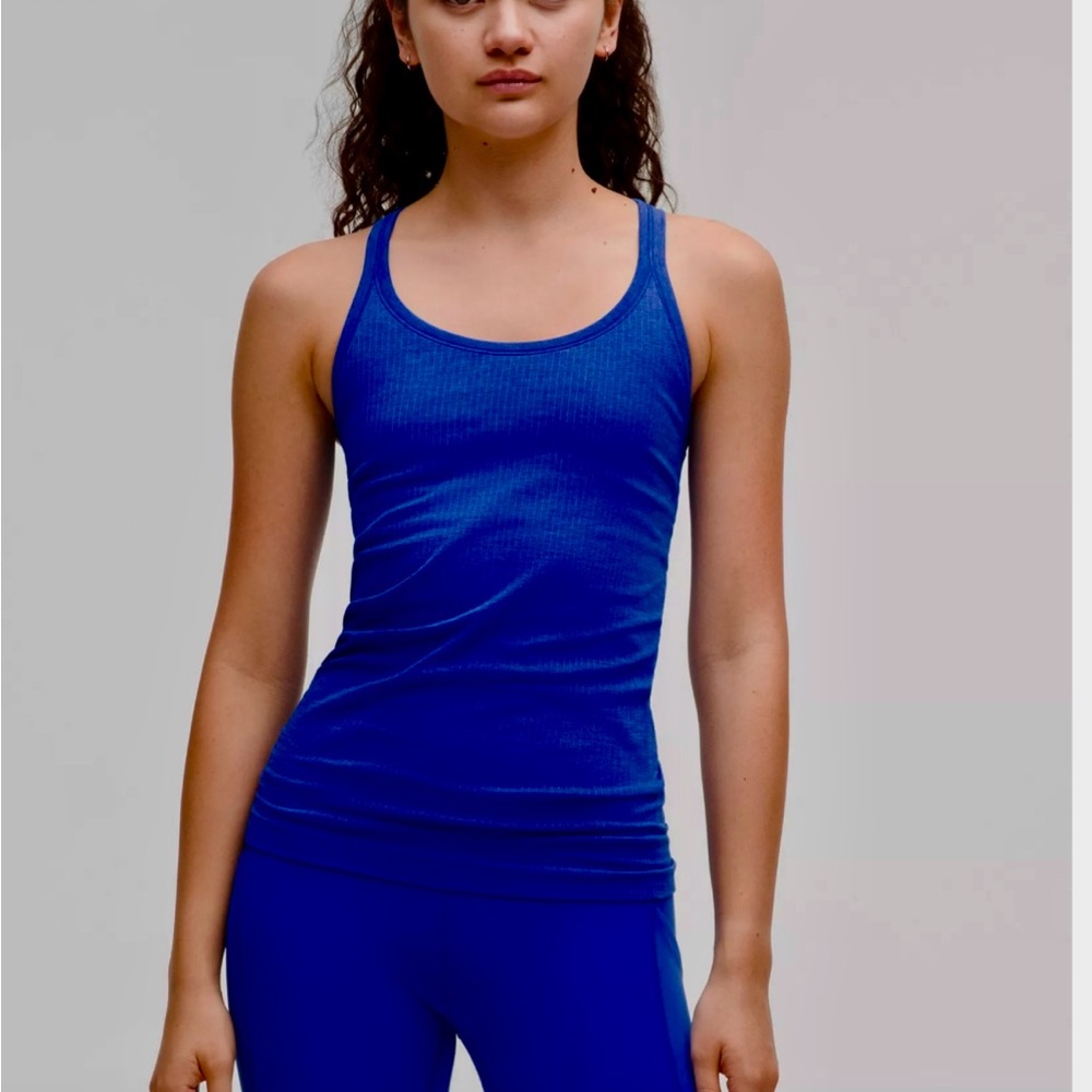 Lululemon Athletica Blue Tank Top